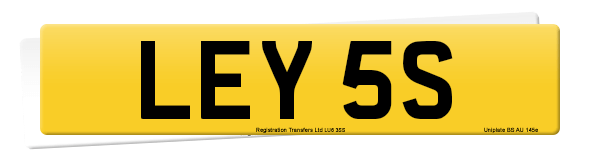 Registration number LEY 5S